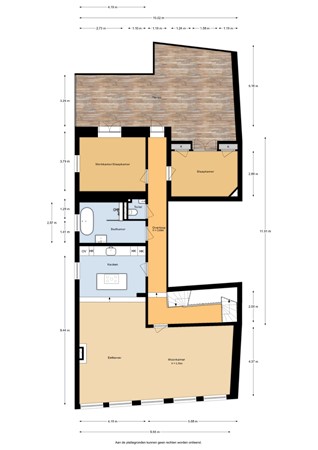 Floorplan - Rijnstraat 42, 3441 BV Woerden